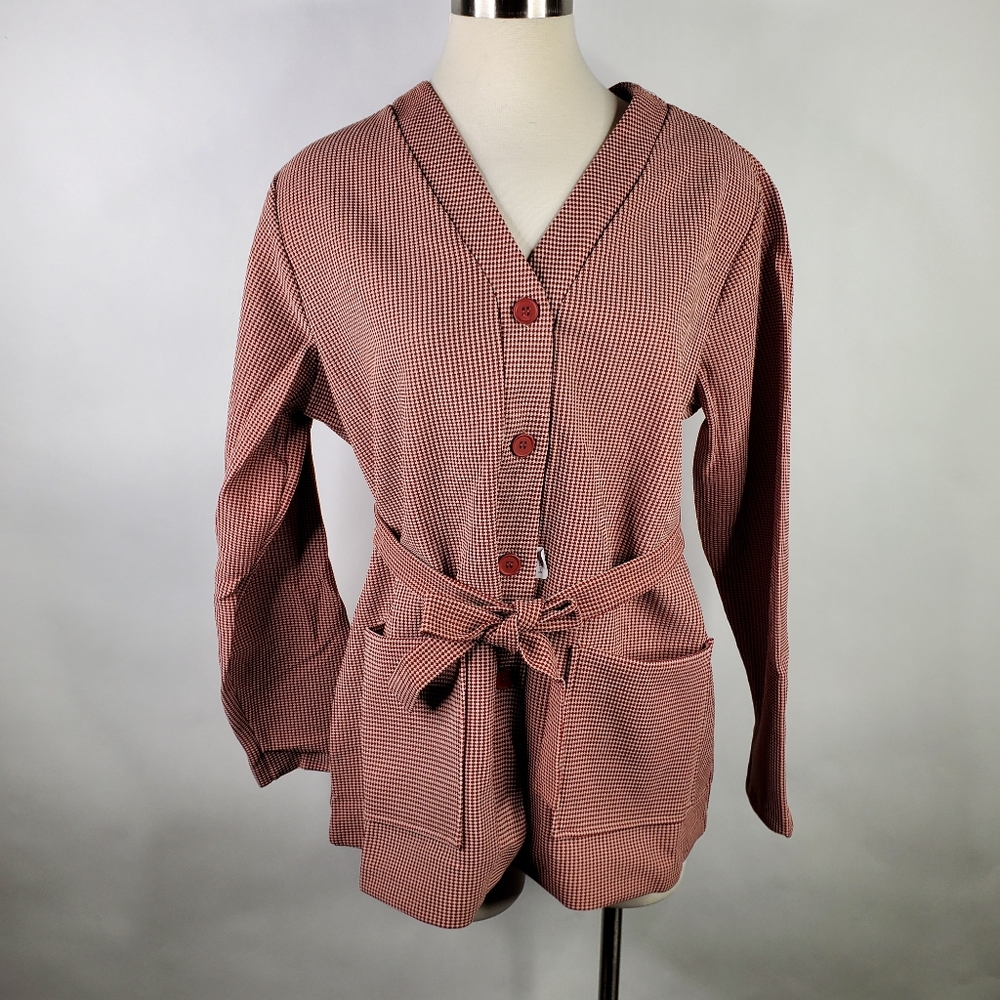 Lori Lynn NOS USA Made 70s 80s Cardigan Smock